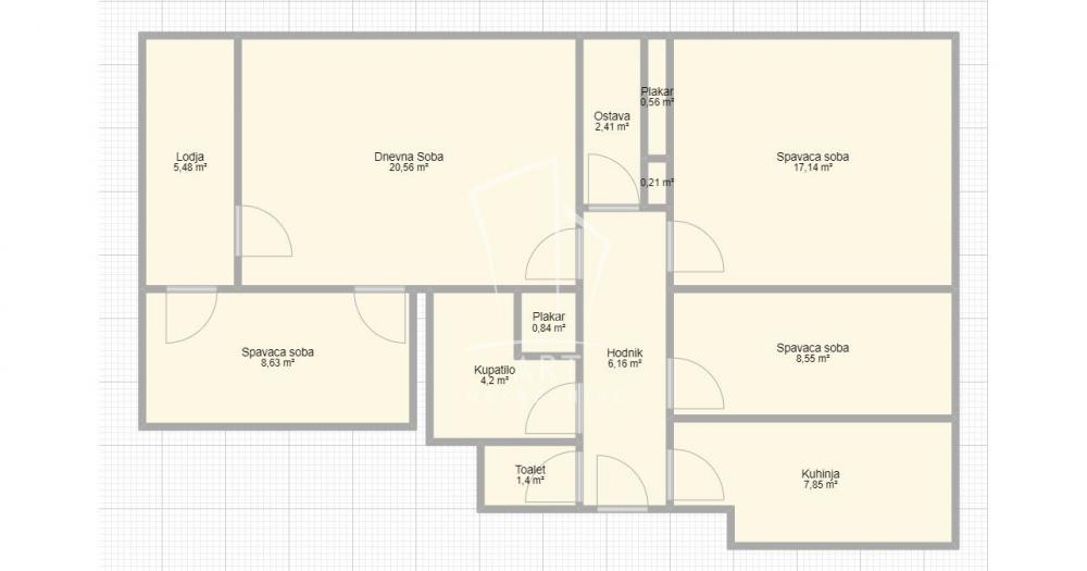 Blok 38, funkcionalan stan 86m2 ID#7472