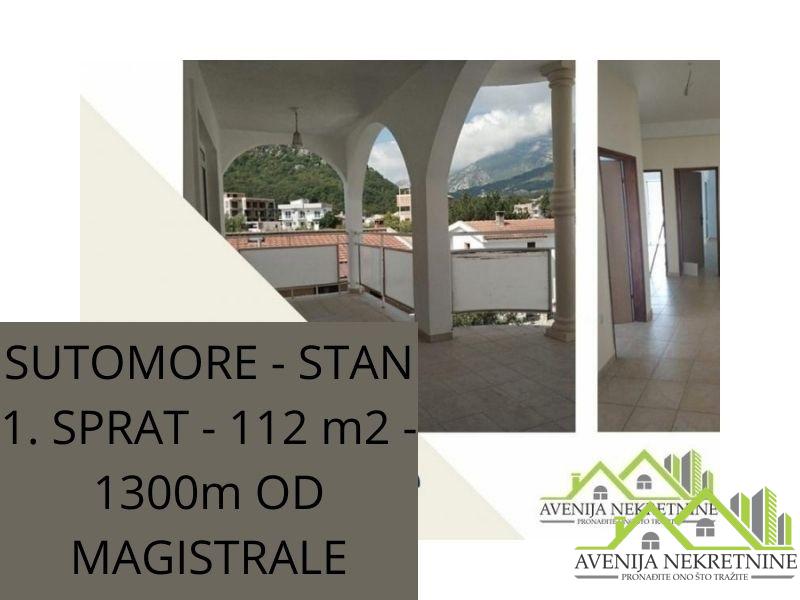 SUTOMORE - STAN 1. SPRAT - 112 m2 - 1300m OD MAGISTRALE