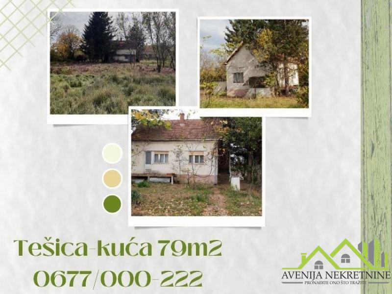 TEŠICA – KUĆA 73m2 – PLAC 95 ari