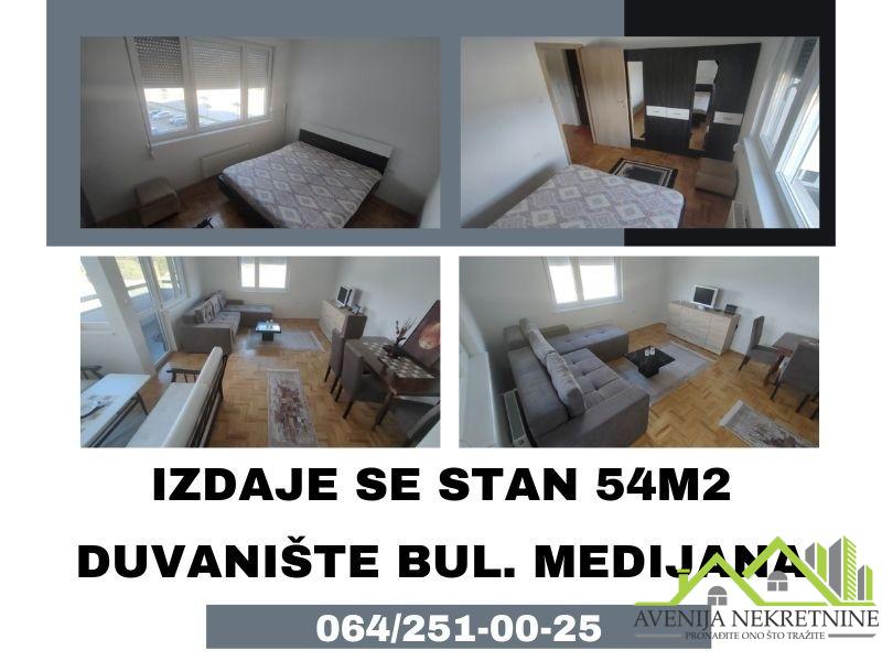 Nov stan 54m2 na izdavanje, Duvanište, 350e