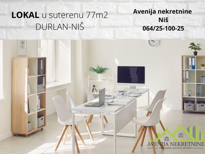 LOKAL - DURLAN - SUTEREN 77M2