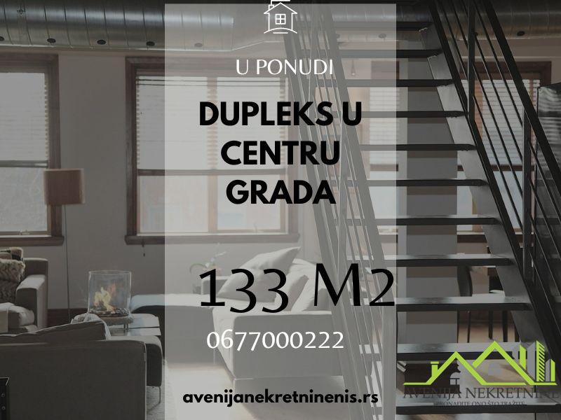 Ekskluzvno, Duplex 133m2 , centar Niša, povrat pdv-a