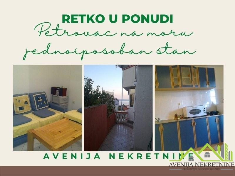 PETROVAC NA MORU – JEDNOIPOSOBAN STAN 37m2