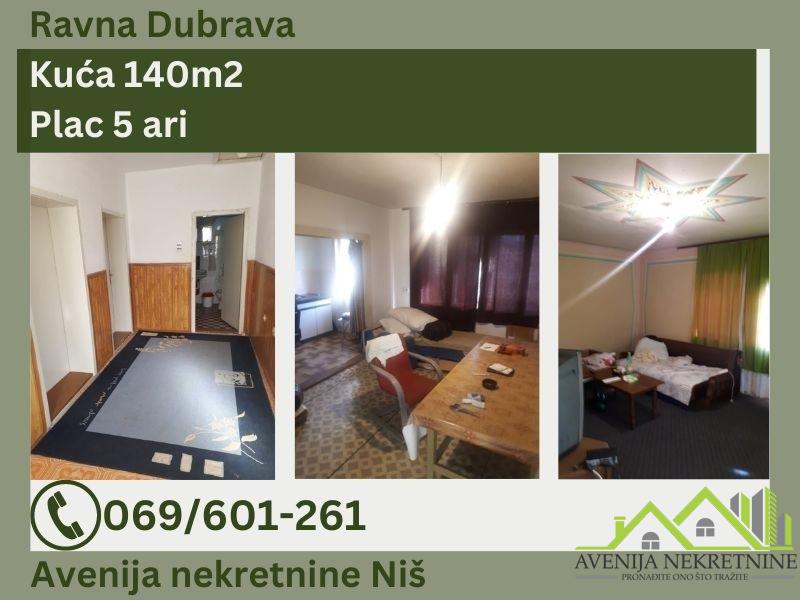 Kuća 140m2, Plac 5 ari, Ravna Dubrava