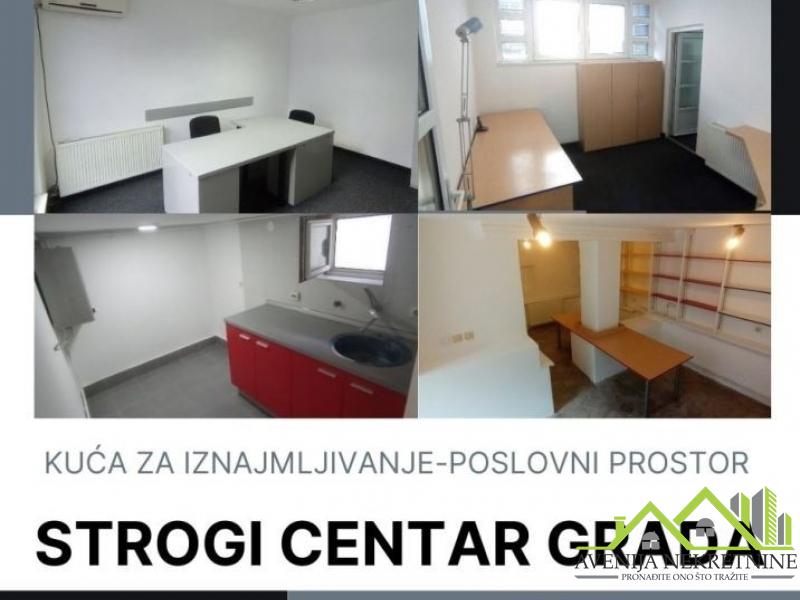 IZDAVANJE –TOP LOKACIJA  –KUĆA U STROGOM CENTRU GRADA 90m2 