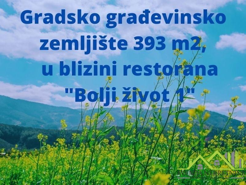 Gradsko građevinsko zemljište, 393 m2