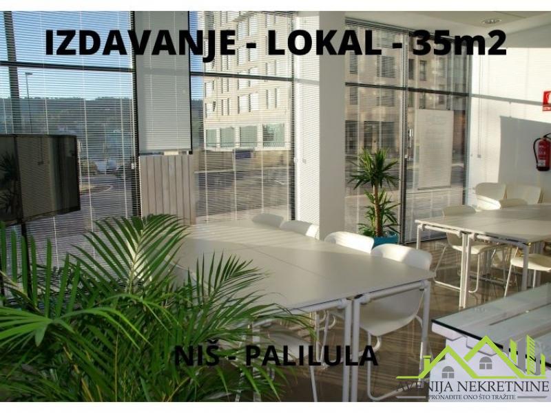 Izdavanje, Lokal, 35m2, Niš, Palilula