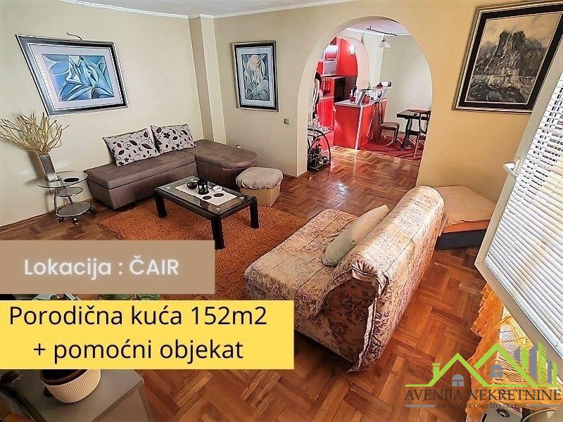 Čair - Porodična kuća 152m2  i Lokal