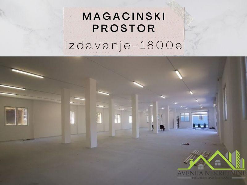 NIŠ - IZDAVANJE - MAGACIN - MAŠINSKA 400m2