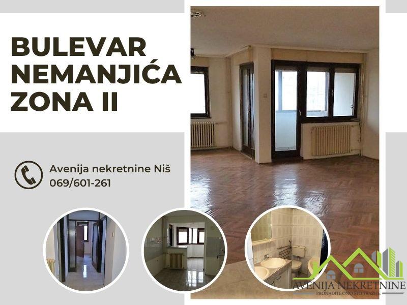 Bulevar Nemanjića, Zona II, 93m2, Može na kredit