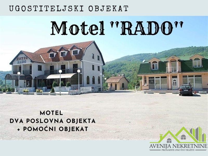 Na prodaju UGOSTITELJSKI OBJEKAT - MOTEL &apos;&apos;RADO&apos;&apos; 