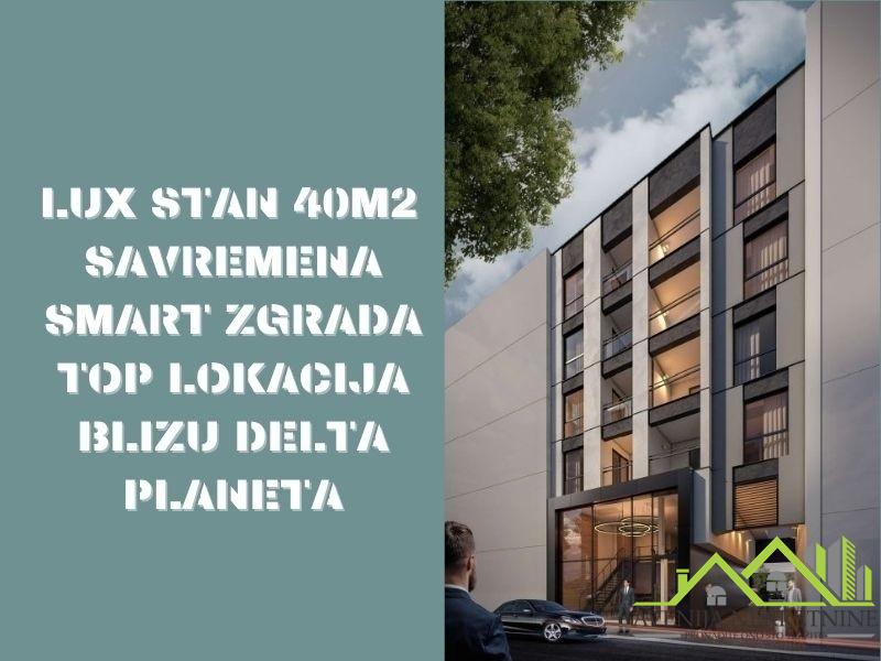 LUX STAN 40M2 U SMART ZGRADI BLIZU DELTA PLANETA - POVRAĆAJ PDV-a