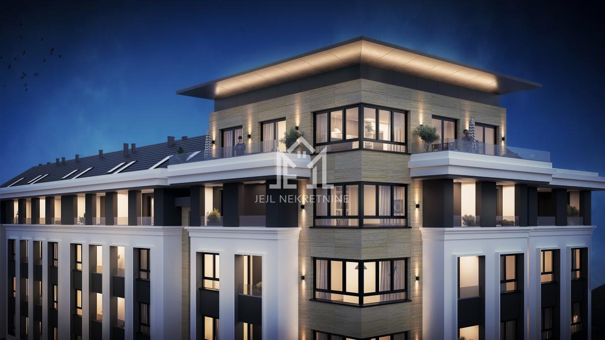 Četvorosoban - DUPLEX 116.98m2, terasa na krovu GRATIS