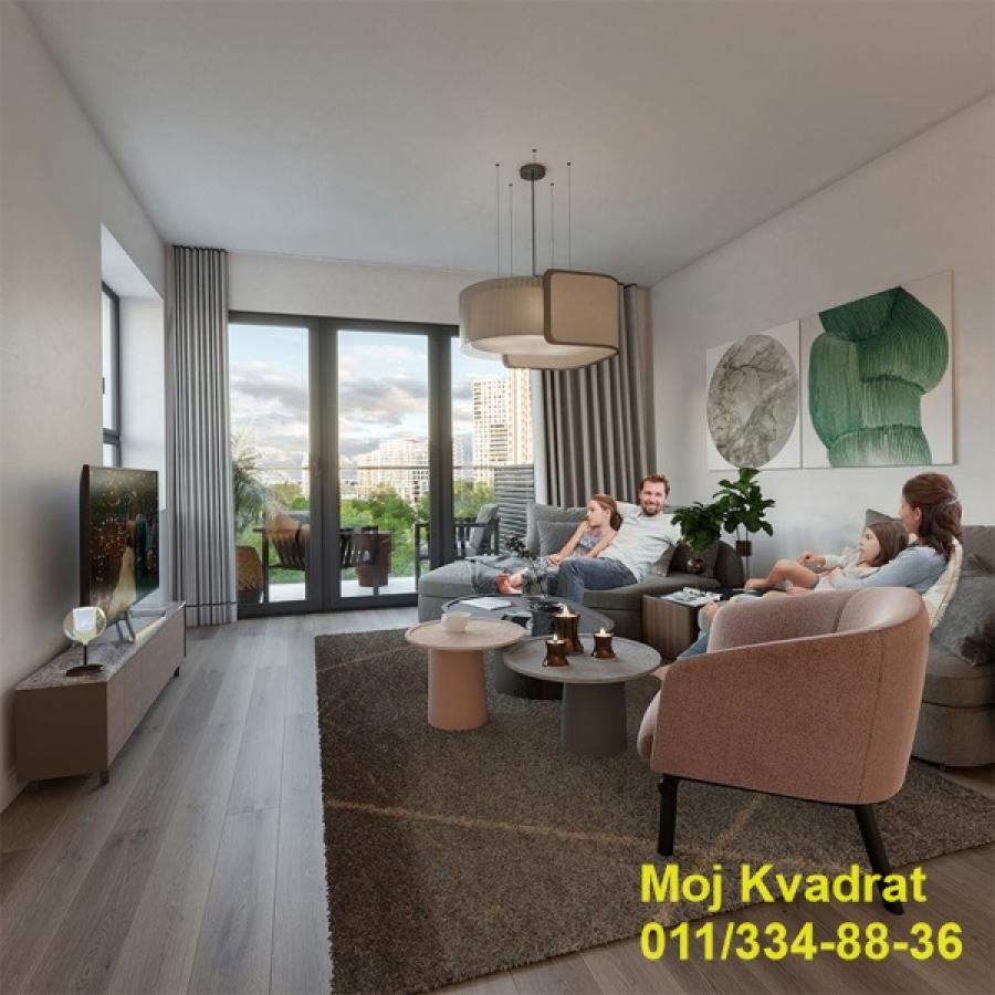 Savski venac, Beograd na vodi - Bulevar Vudroa Vilsona, 54m2