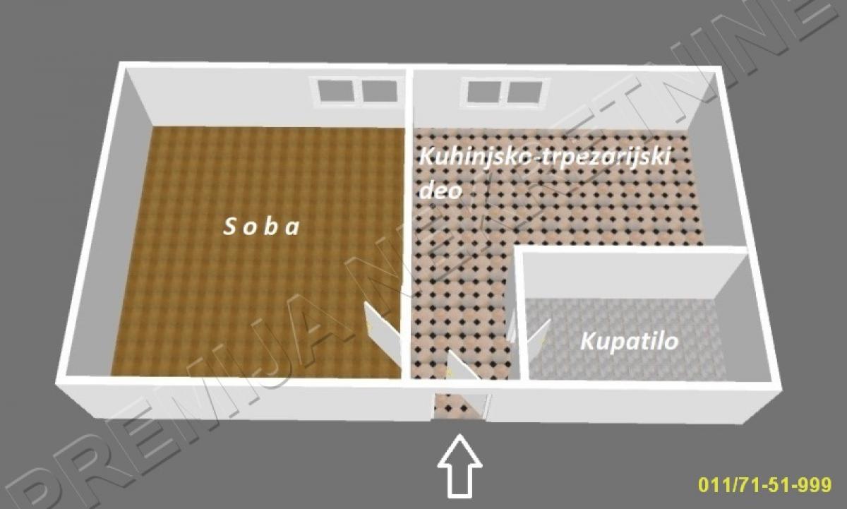 1.0, Vukov spomenik, Dimitrija Tucovića, 28m2