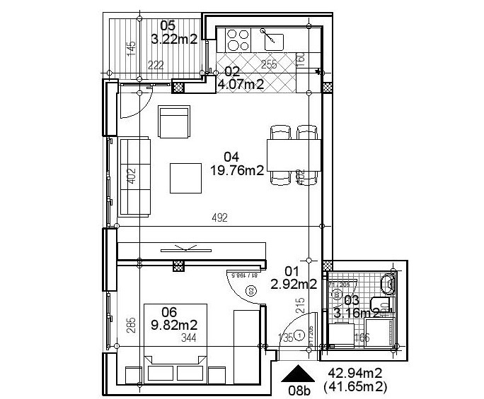 Stan,NOVI SAD,TELEP,kv: 41.55, € 89900, ID: 1039699