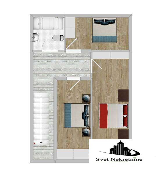 Stan,NOVI SAD,PODBARA,kv: 96.00, € 236900, ID: 1040129