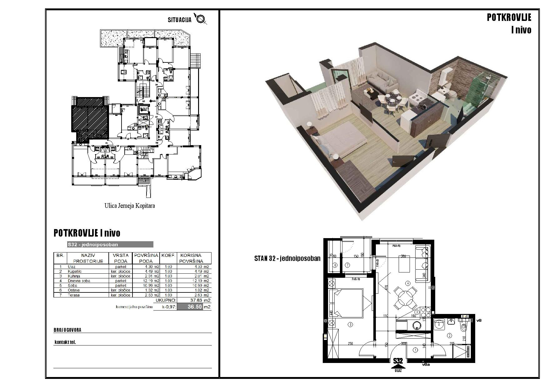 Stan,NOVI SAD,TELEP,kv: 36.50, € 99650, ID: 1040188